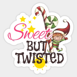 Sweet But Twisted Sticker